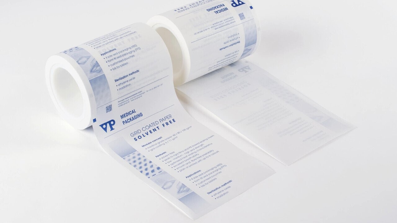 VP Medical Packaging Grid Coated Paper