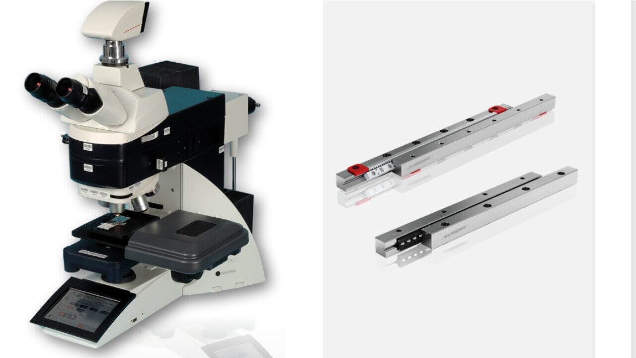 Linear guideways with rollers or balls, optional with integrated cage control
