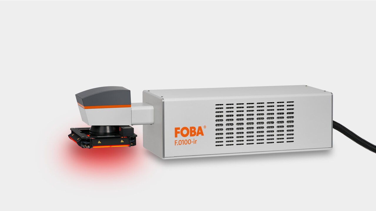 FOBA F.0100-ir ist die neueste Generation von FOBAs Markierlasern und mit einer Ultrakurzpuls-Laserquelle ausgestattet.