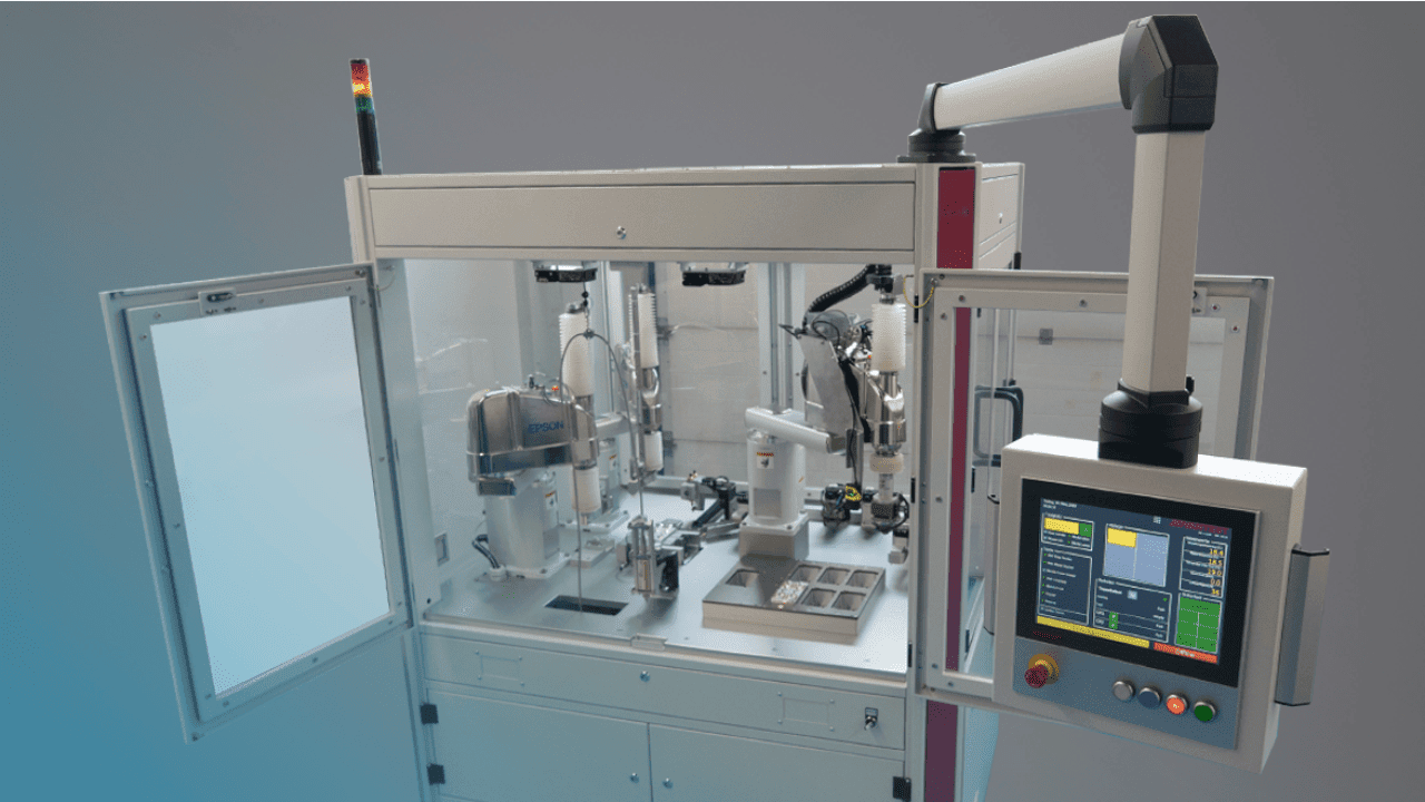 Fully automated characterization of RFIMs (Radio Frequency Interface Modules). DMTpe develops, builds and supplies RFIM measuring units for RFIM production lines as a development service provider and manufacturer.