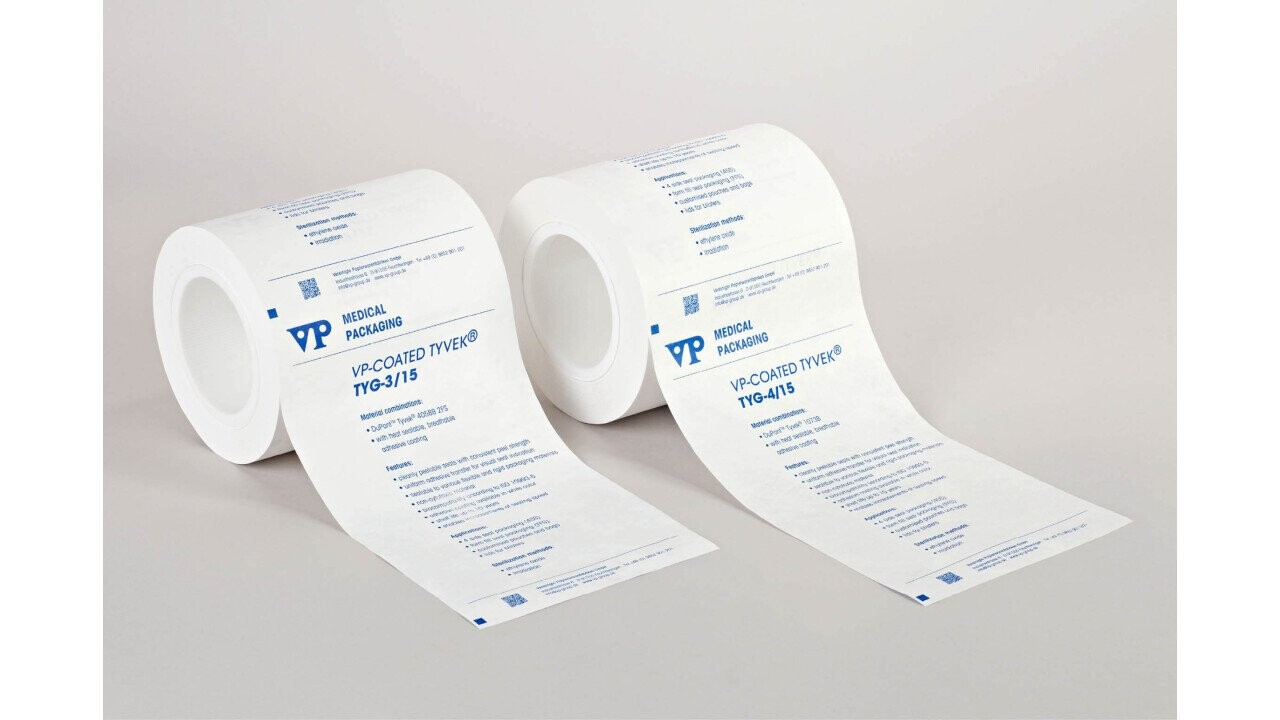 VP Medical Packaging VP-coated Tyvek