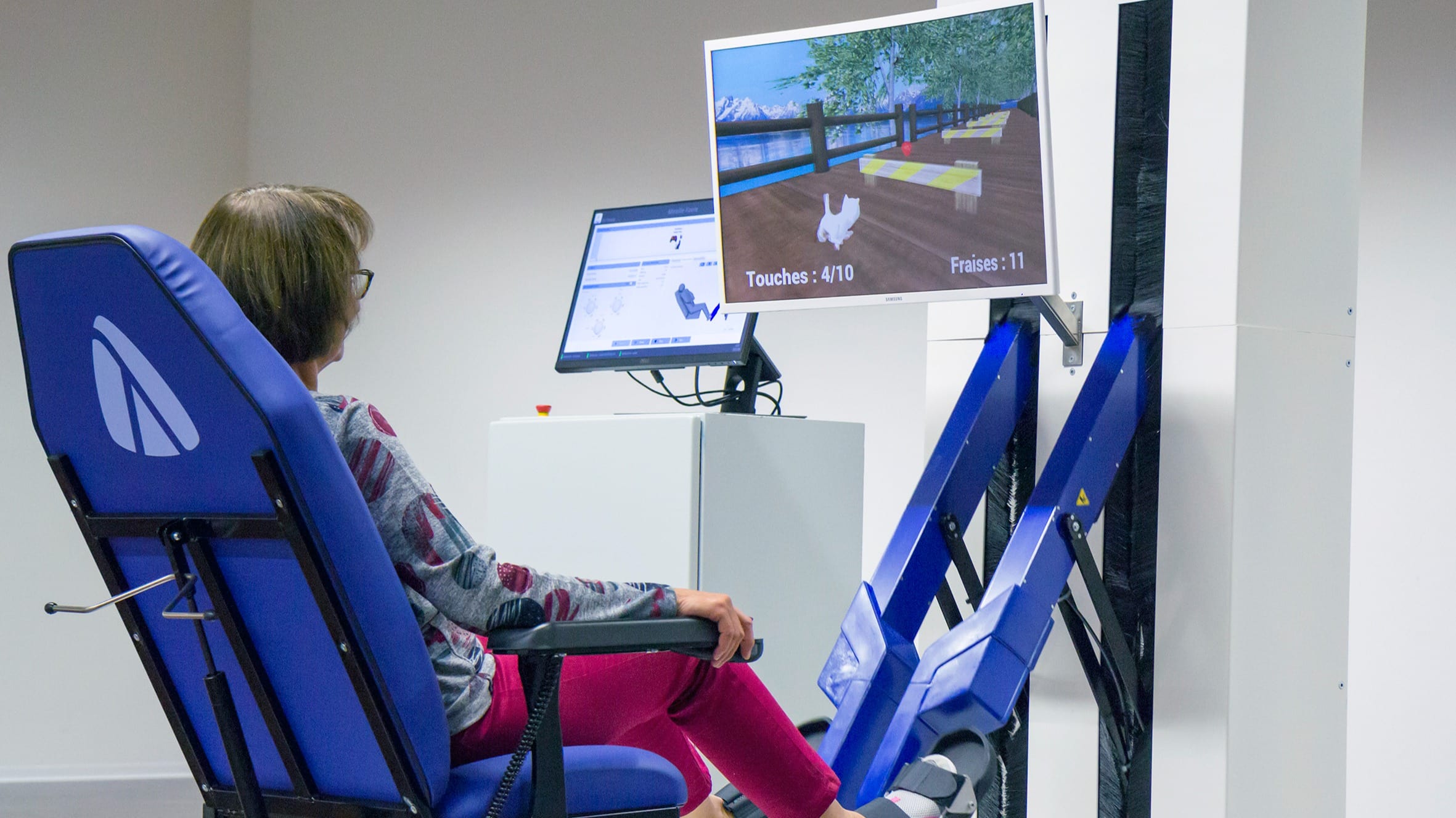 Games allow patients having fun during rehabilitation
