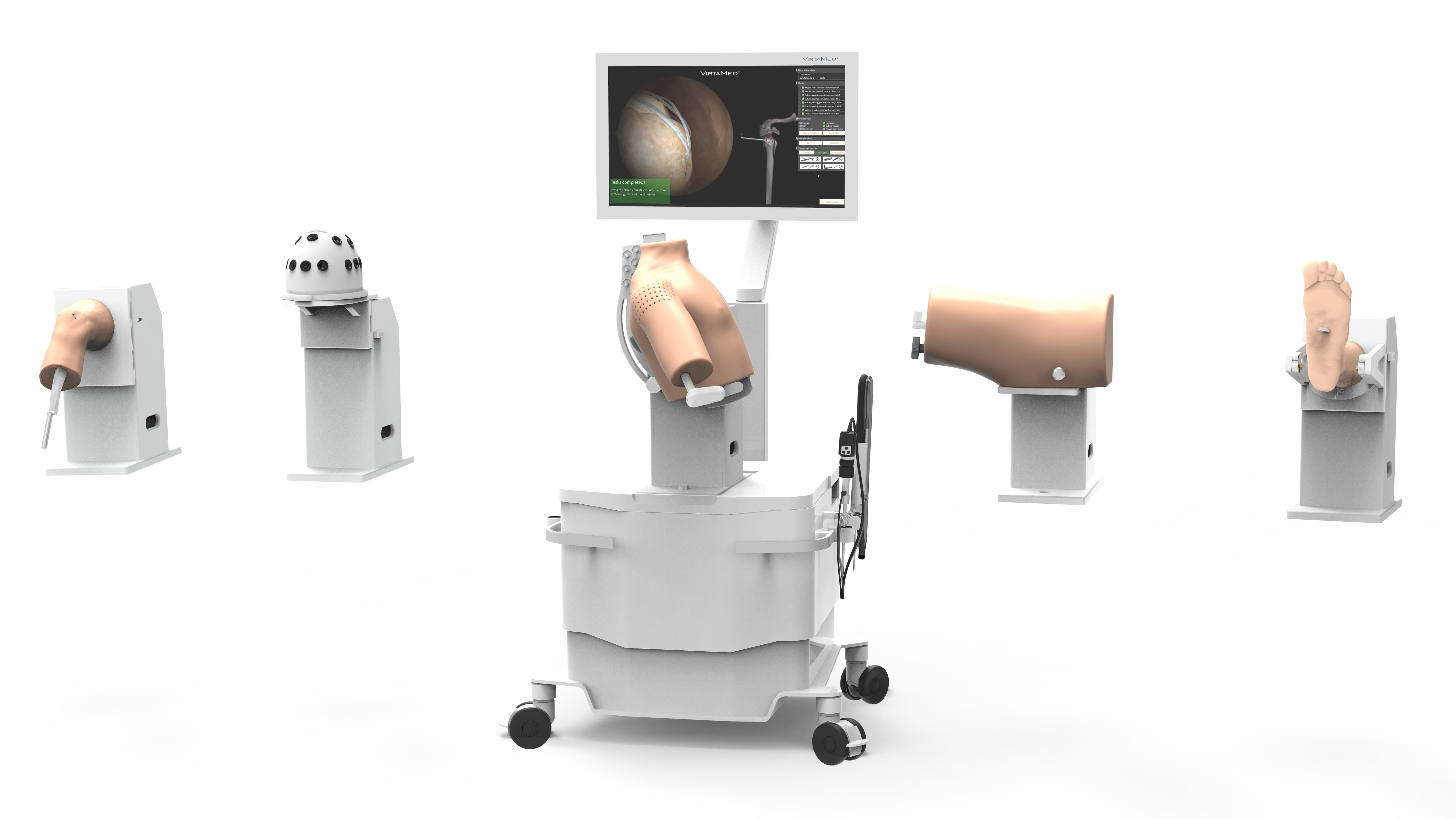 Highly realistic surgical simulators for medical training.