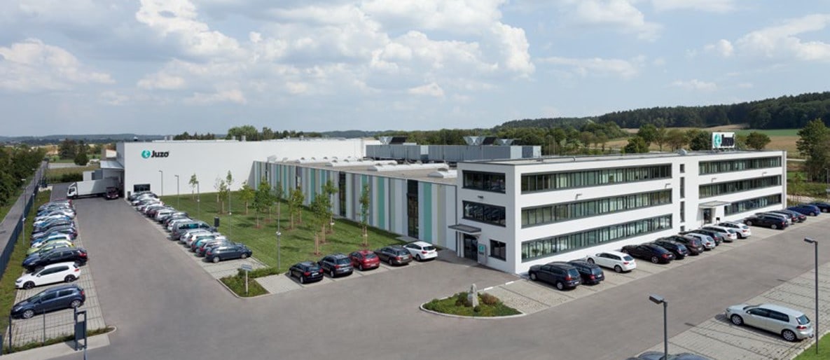 Total view of the Julius Zorn GmbH headquarter in Aichach (Germany)