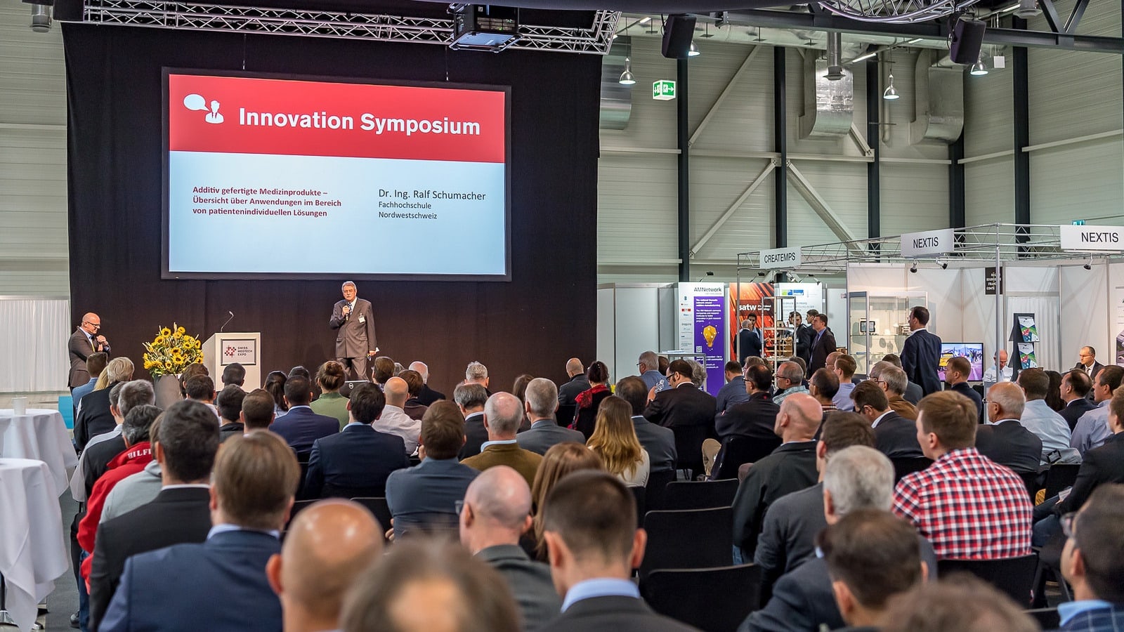 The trade visitors also received suggestions at the lectures in the Innovation Symposium.