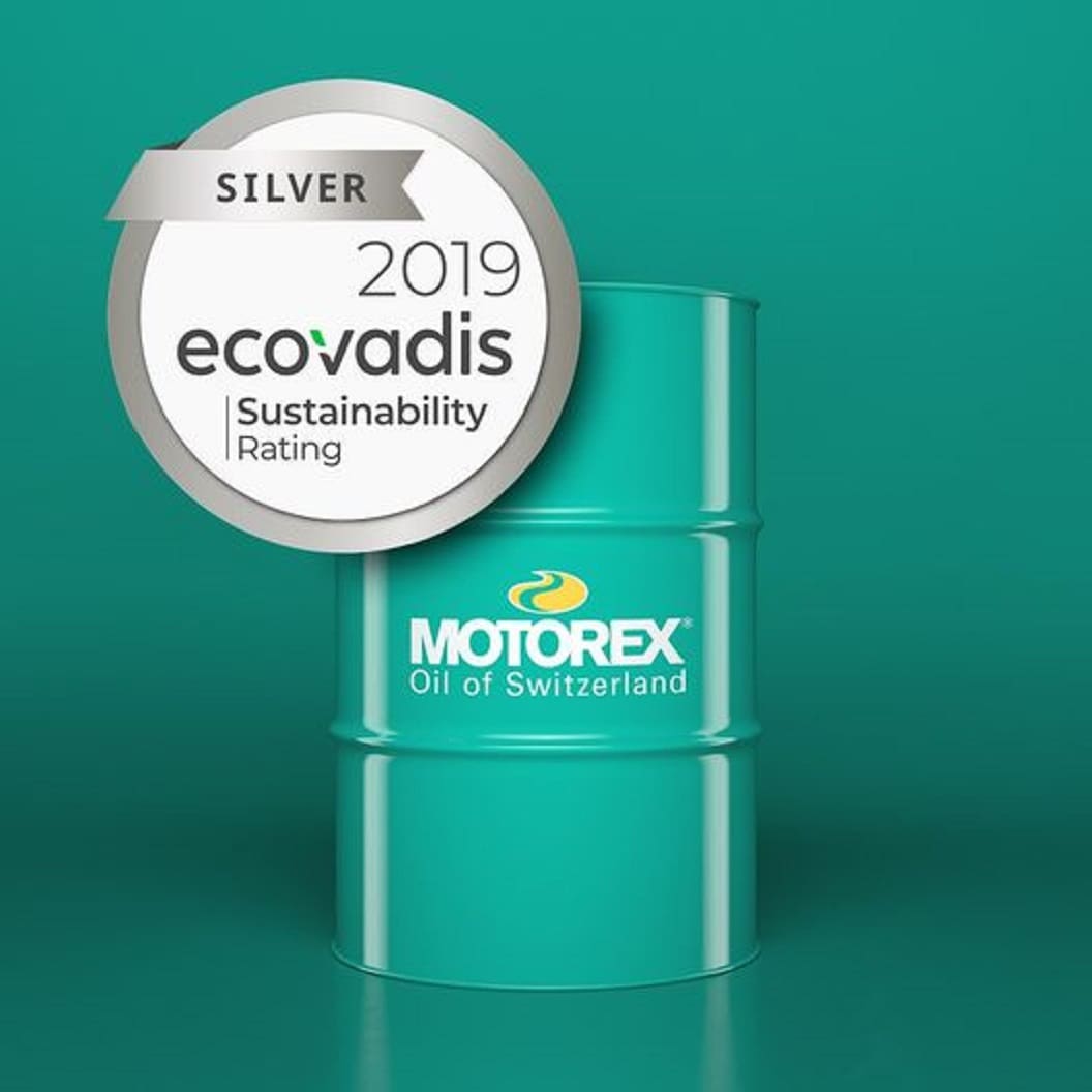 EcoVadis-Silbermedaille für MOTOREX